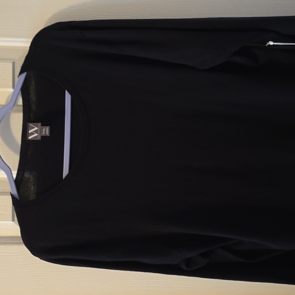 WORTHINGTON BRAND WOMEN'S PETITE PLUS BLACK PULLOVER CREWNECK SWEATER SIZE PXXL - Picture 3 of 15